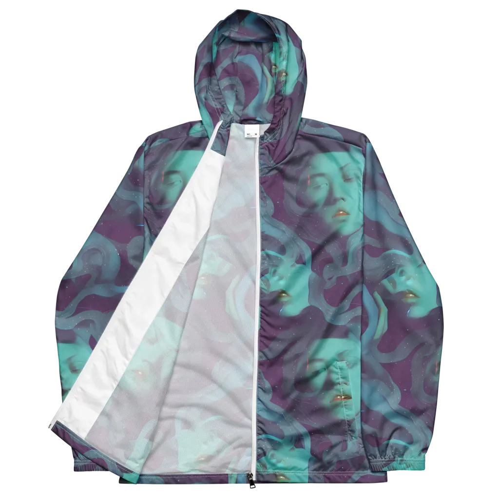 Ethereal Dreamscape on Men's Windbreaker — Front