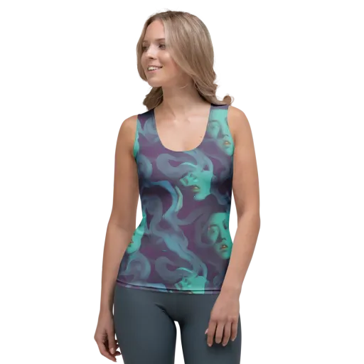 Ethereal Dreamscape on a Women's Tank Top
