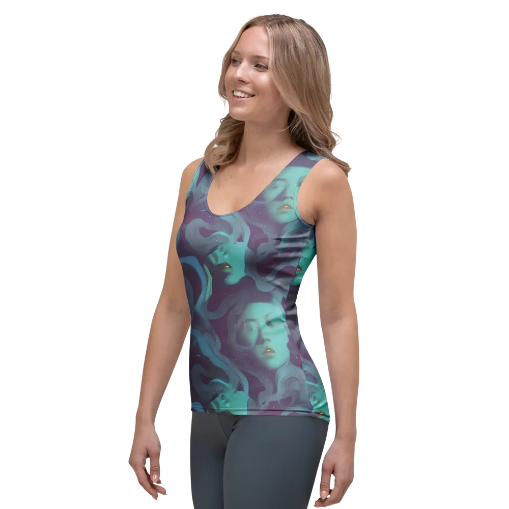 Ethereal Dreamscape on Women's Tank Top — Left Front