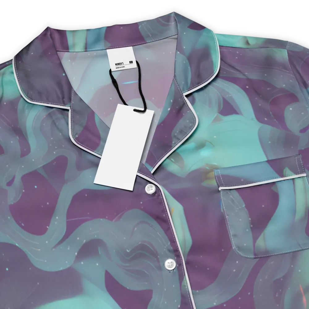 Ethereal Dreamscape on Women's Short Sleeve Pajama Top — Product details