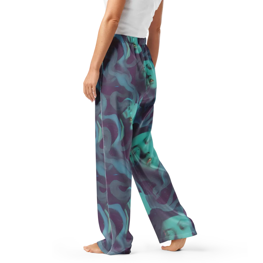 Ethereal Dreamscape on Women's Pajama Pants — Left