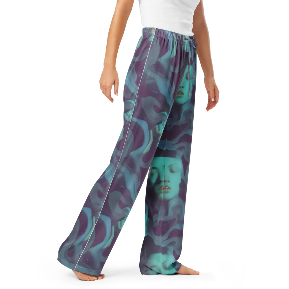 Ethereal Dreamscape on Women's Pajama Pants — Right Front
