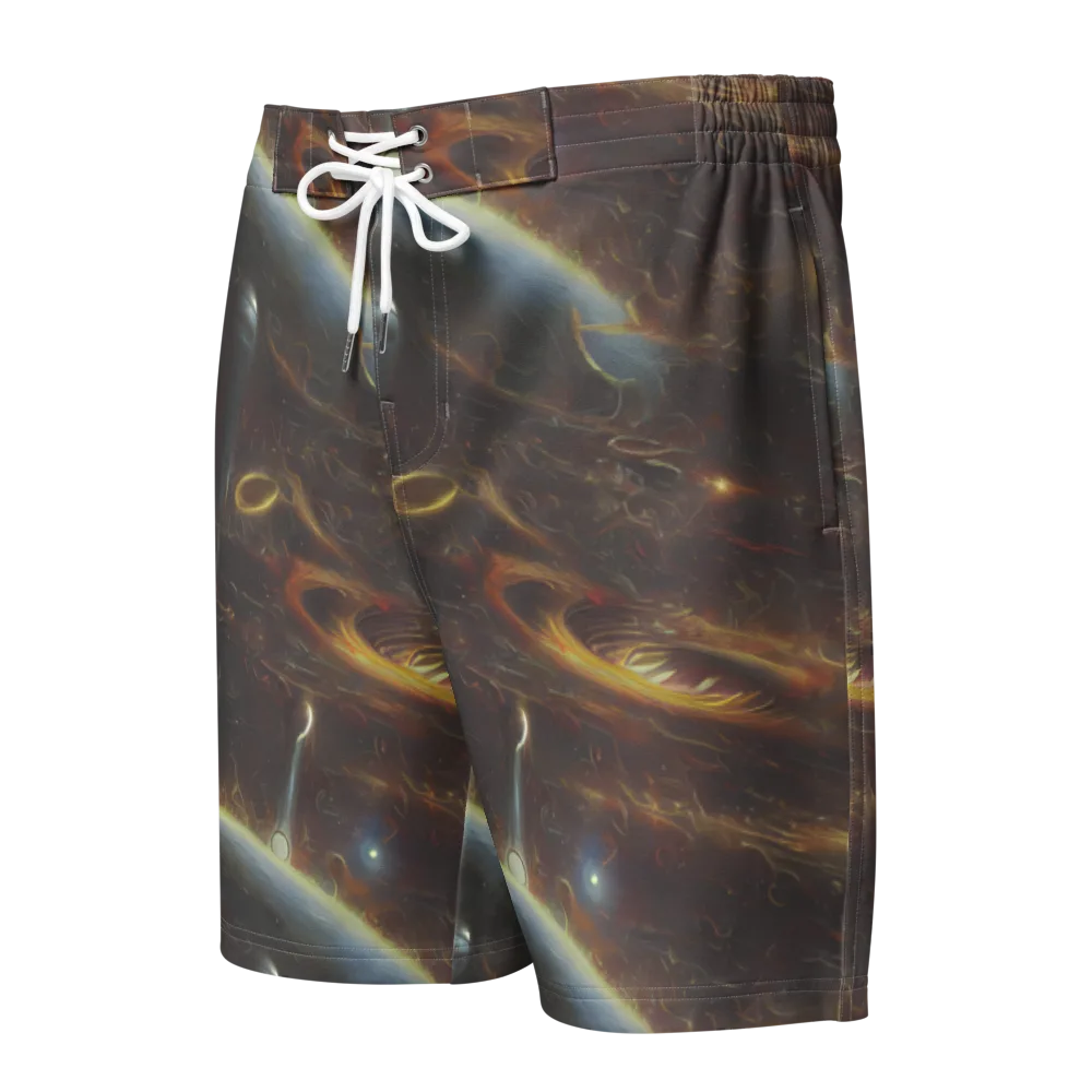 Quantum Illusions on Men's Board Shorts — Front