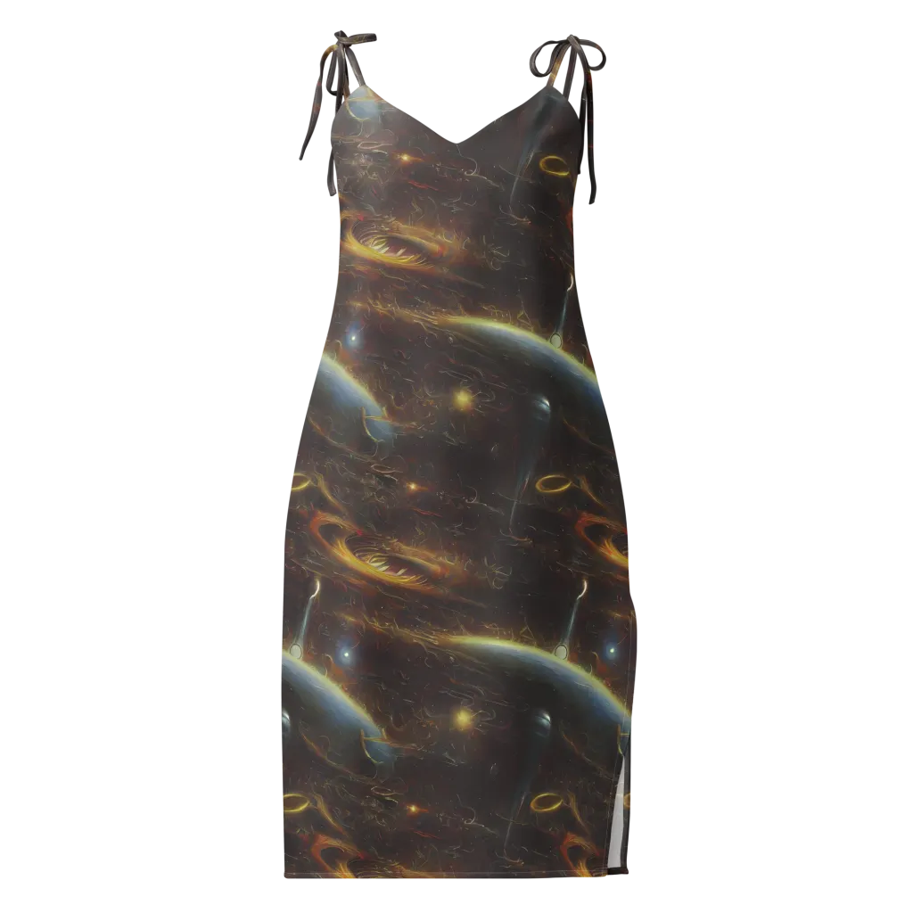 Quantum Illusions on Slip Dress — Front