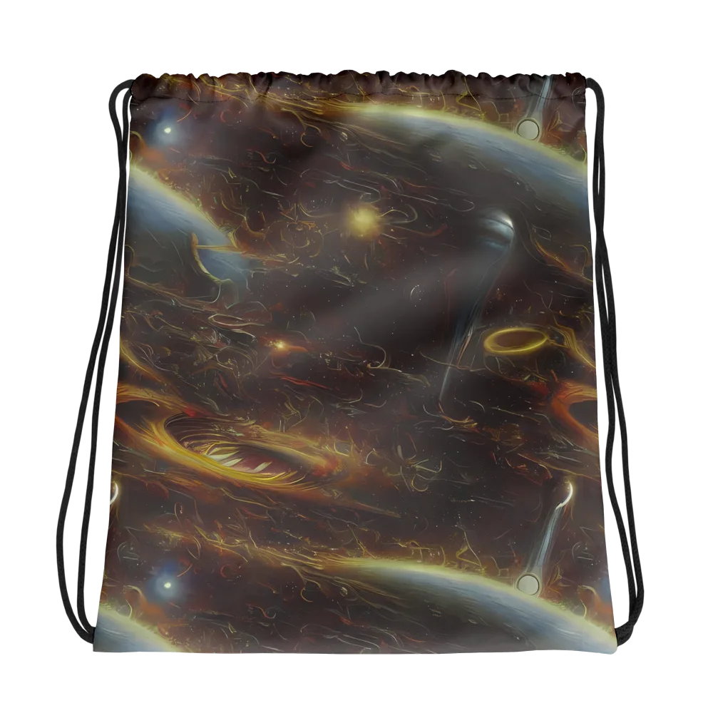 Quantum Illusions on Drawstring Bag — Photo