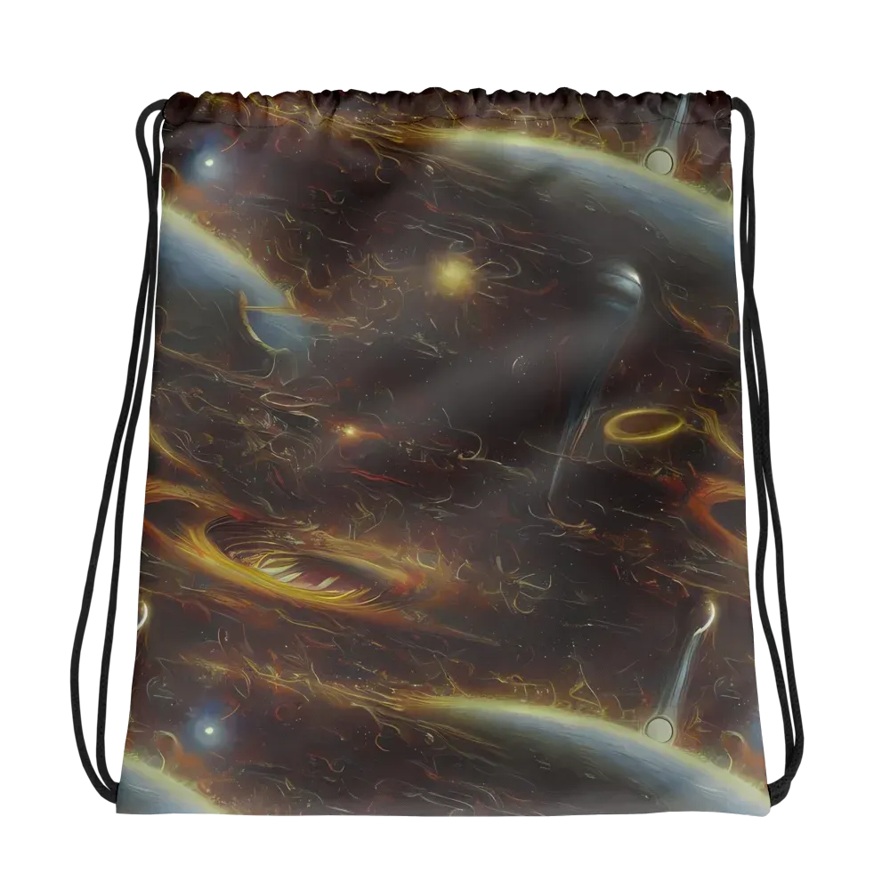 Quantum Illusions on Drawstring Bag — Photo