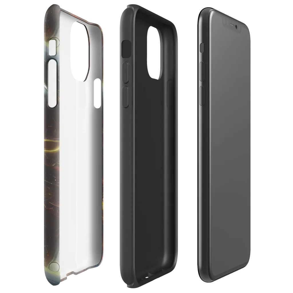 Quantum Illusions on Tough Case for iPhone® — Right
