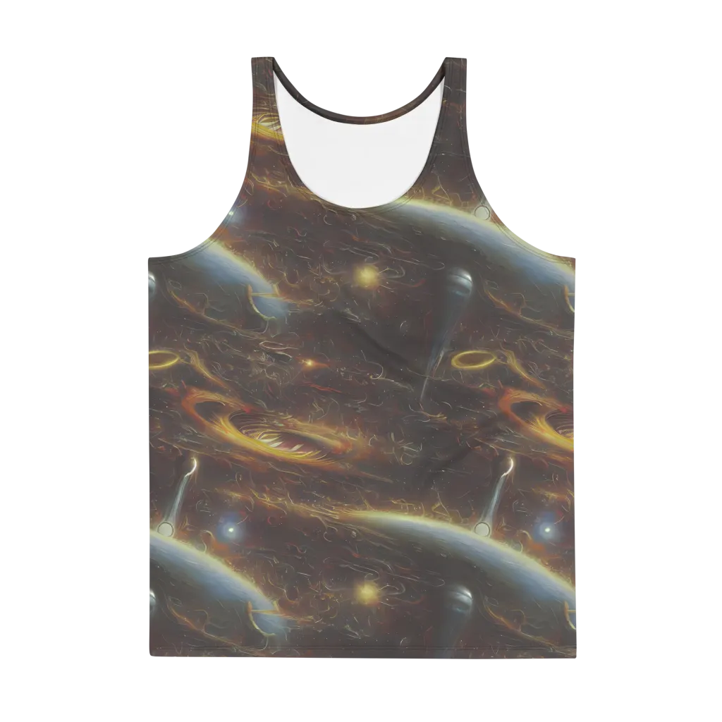 Quantum Illusions on Men's Tank Top — Front