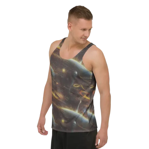 Quantum Illusions on a Men's Tank Top