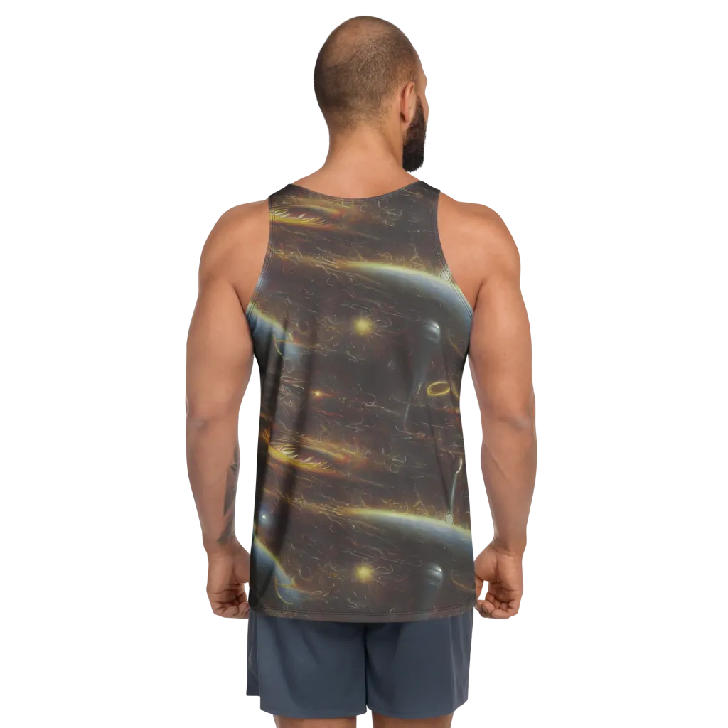 Quantum Illusions on Men's Tank Top — Back