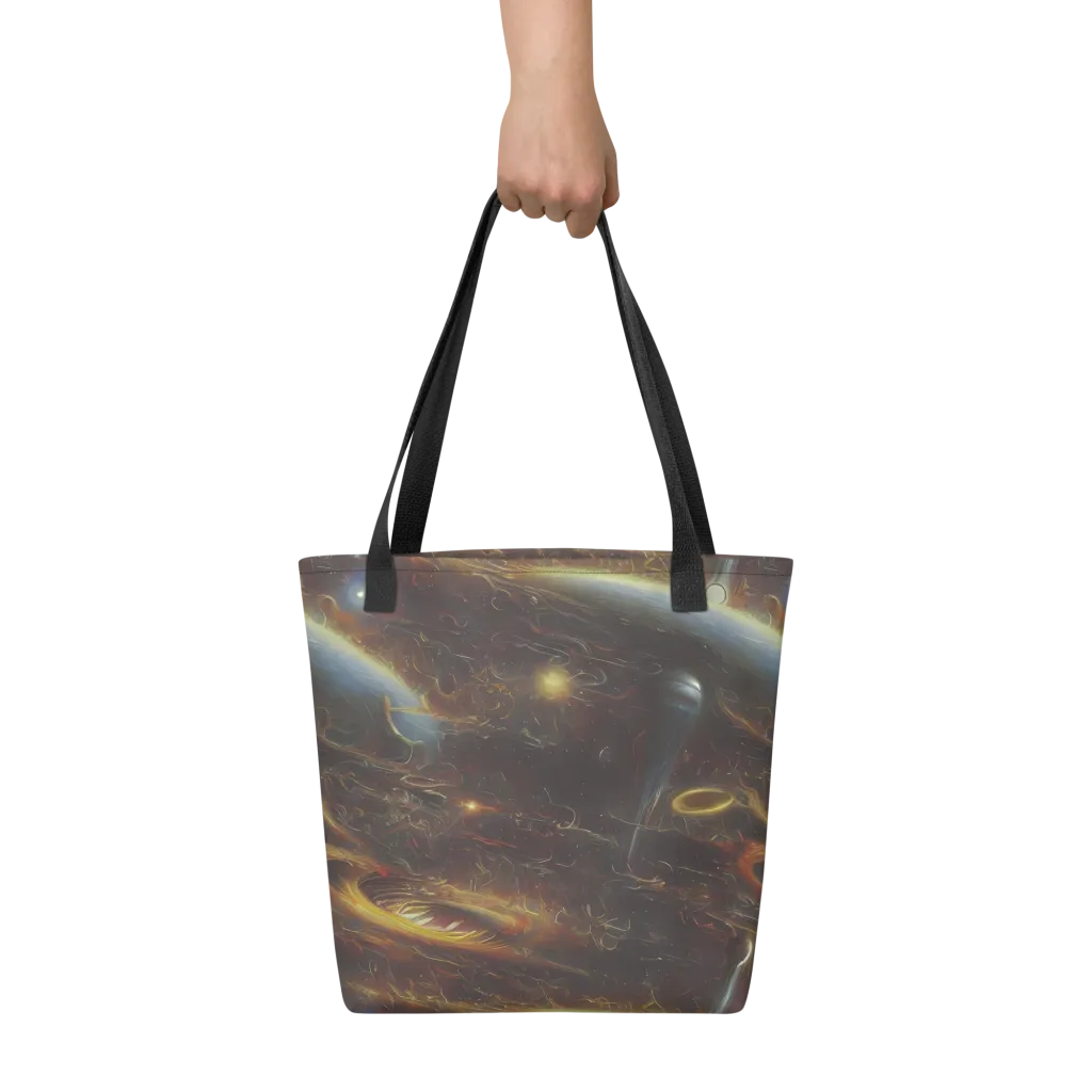 Quantum Illusions on Tote Bag — Front