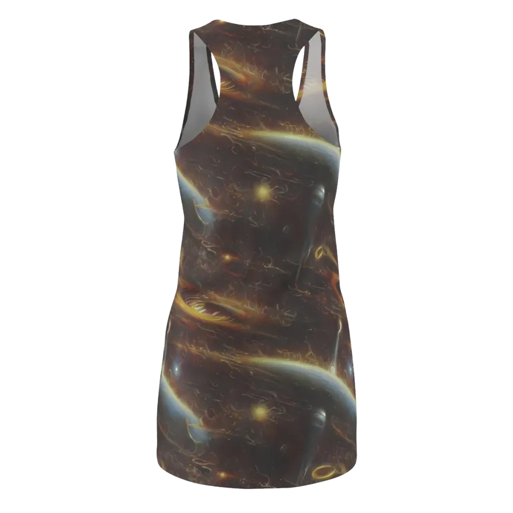 Quantum Illusions on Racerback Dress — Back