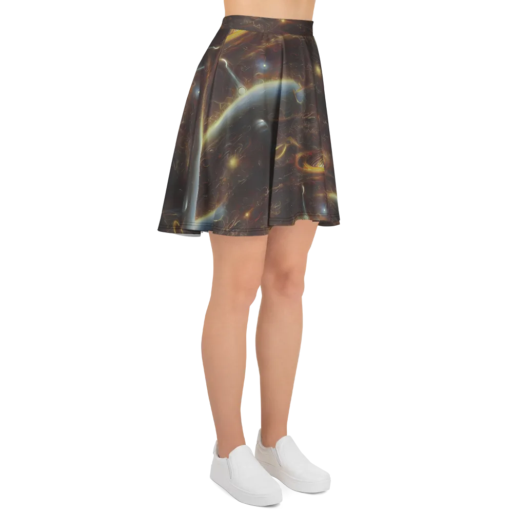 Quantum Illusions on Skater Skirt — Right