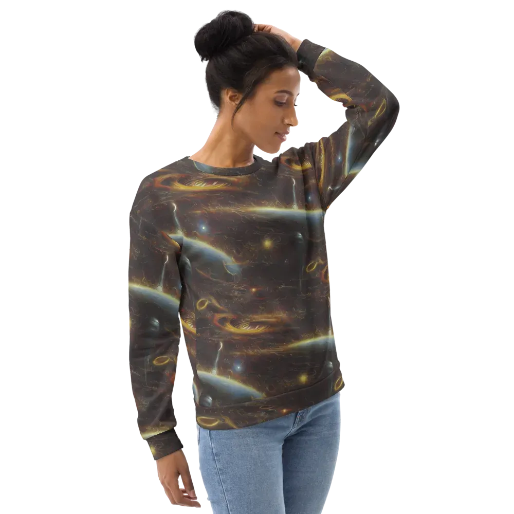 Quantum Illusions on Sweatshirt — Right Front
