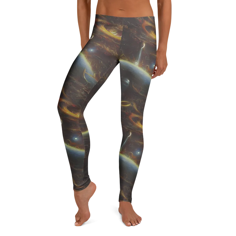Quantum Illusions on Leggings — Front