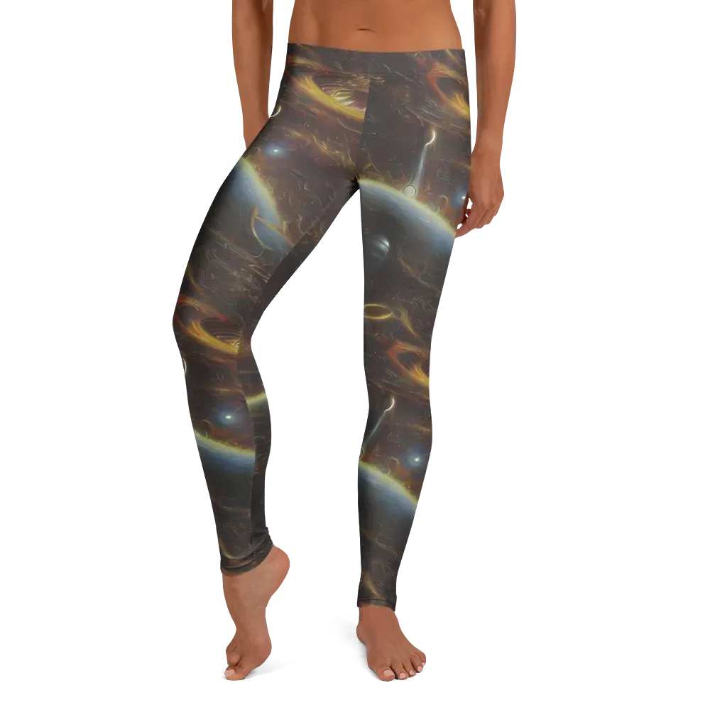 Quantum Illusions on Leggings — Front
