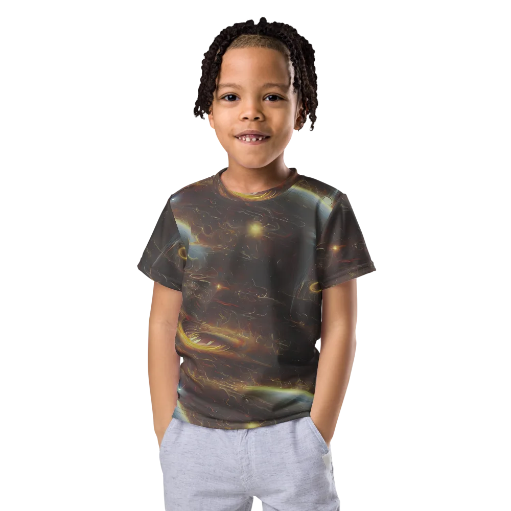 Quantum Illusions on Kids Crew Neck T-Shirt — Front
