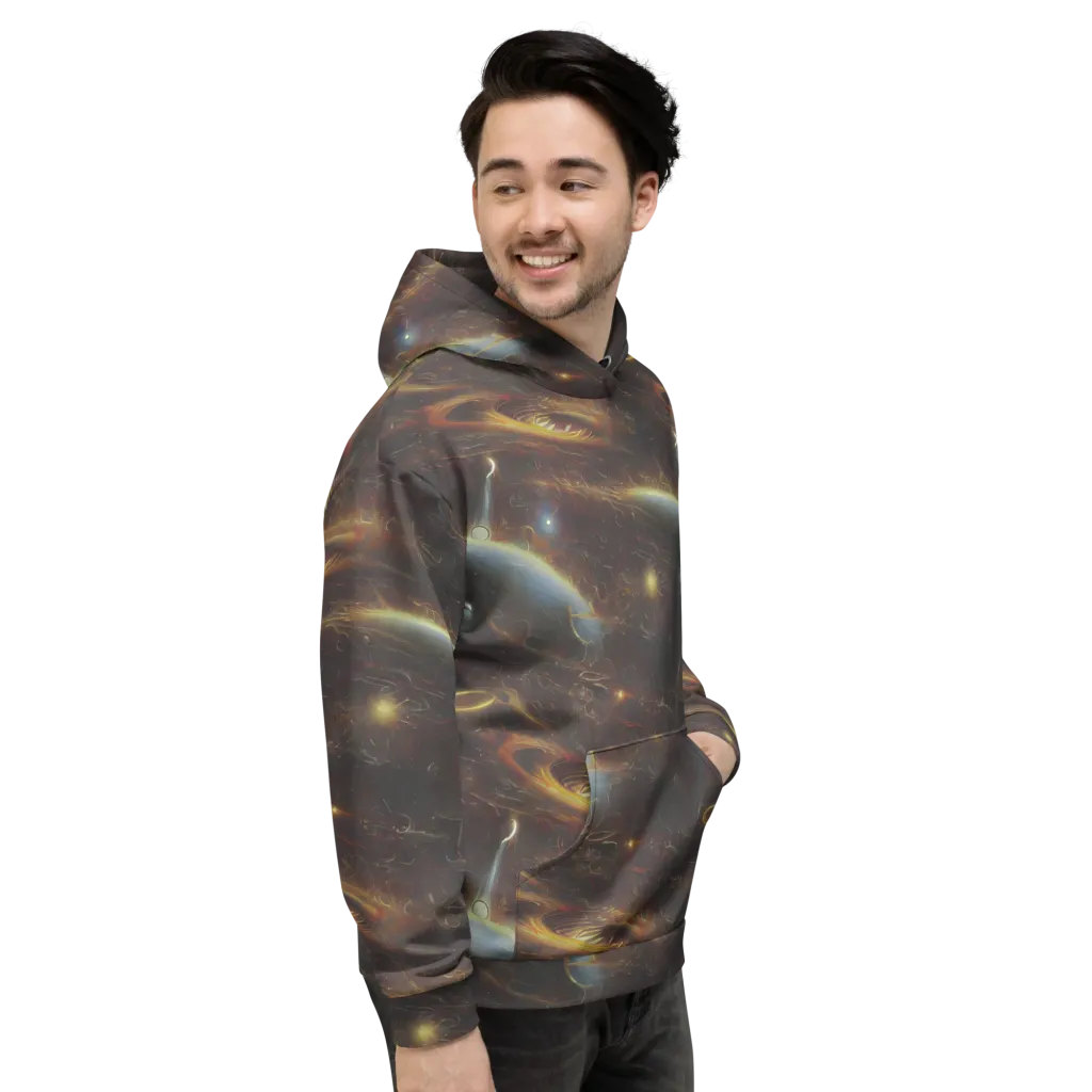 Quantum Illusions on Hoodie — Right