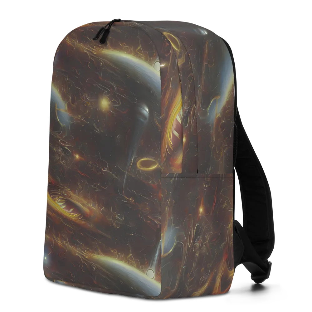 Quantum Illusions on Minimalist Backpack — Left