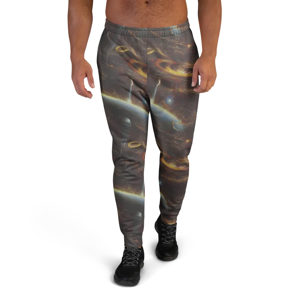 Quantum Illusions on Men's Joggers — Front