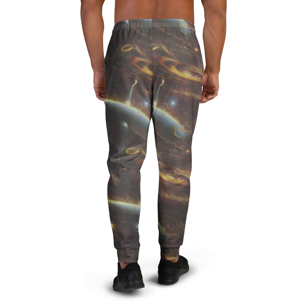 Quantum Illusions on Men's Joggers — Back