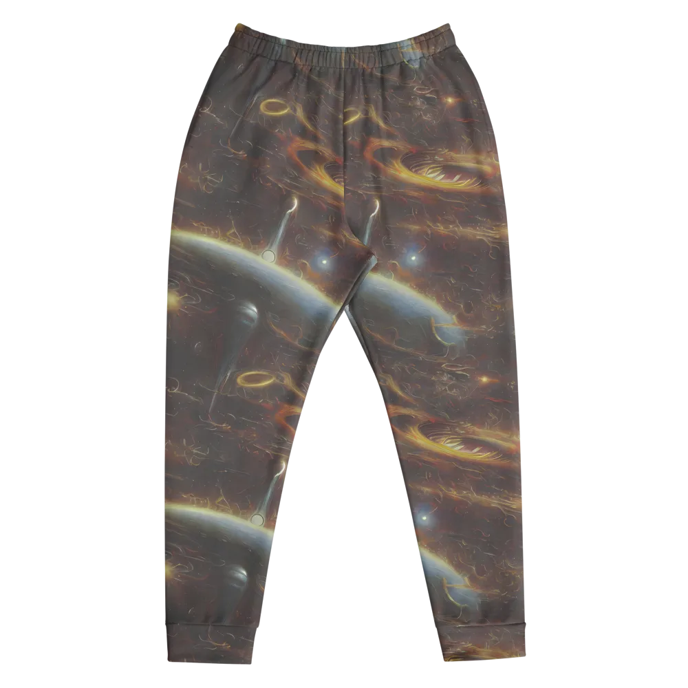 Quantum Illusions on Men's Joggers — Front