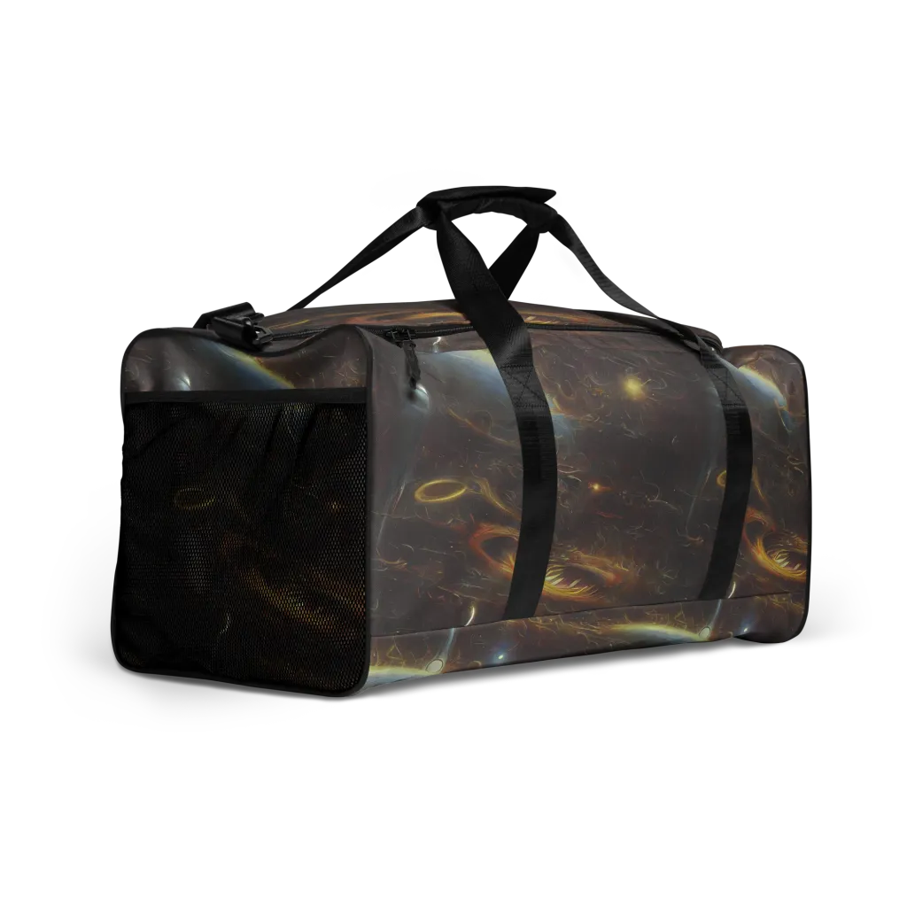 Quantum Illusions on Duffle Bag — Right Front