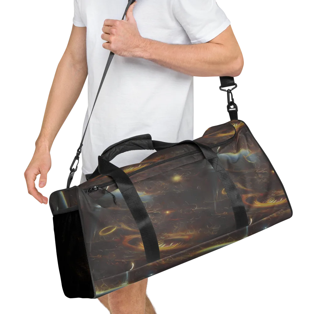Quantum Illusions on Duffle Bag — Right Front