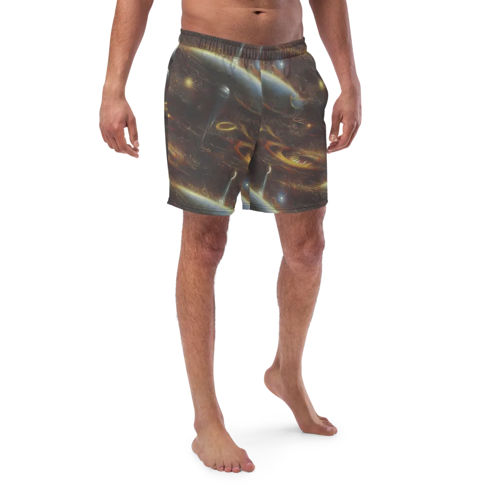 Quantum Illusions on Swim Trunks — Front