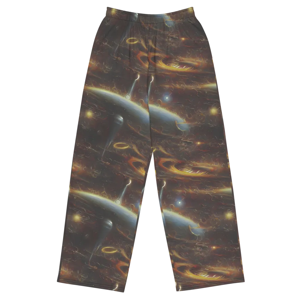 Quantum Illusions on Wide-Leg Pants — Front