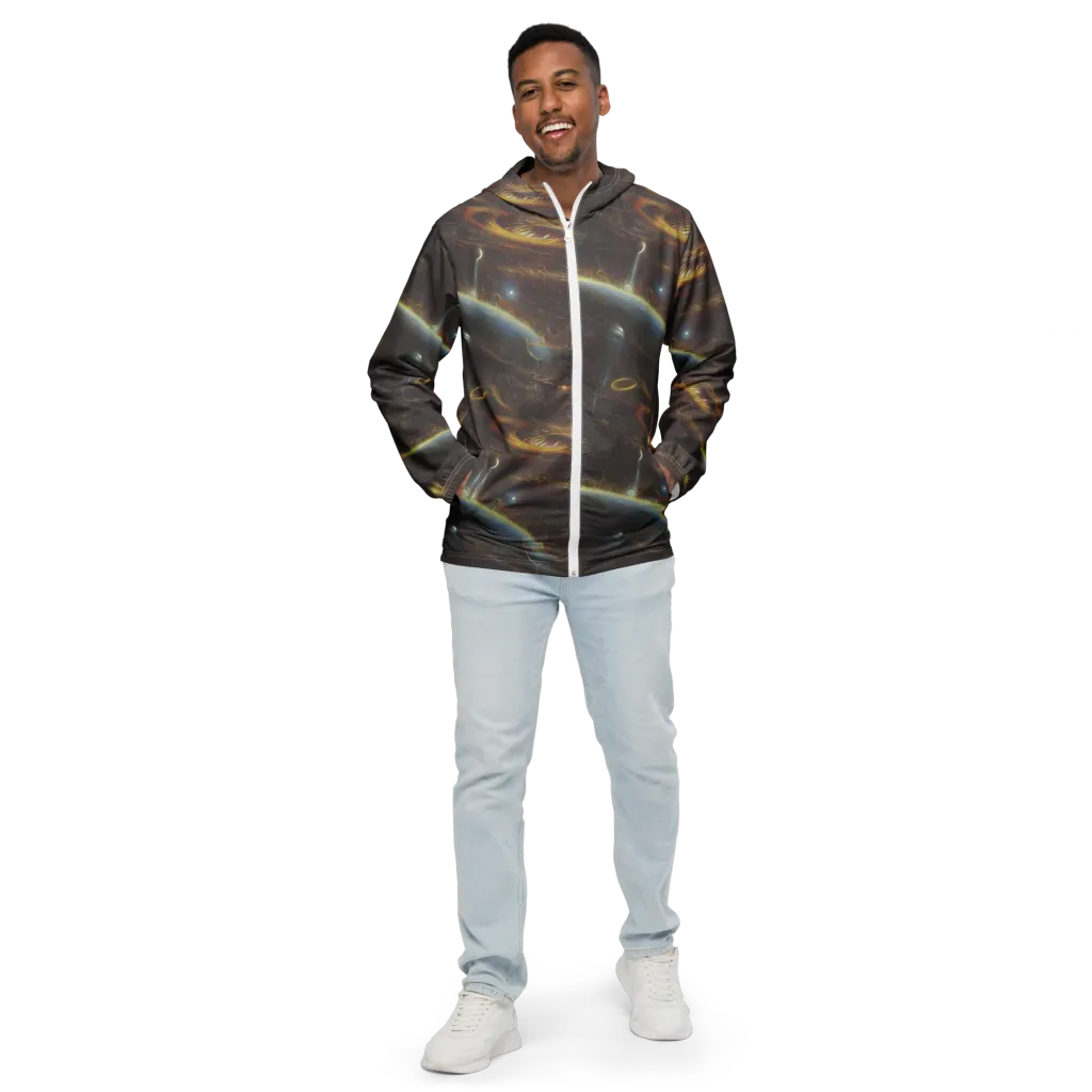 Quantum Illusions on Men's Windbreaker — Front