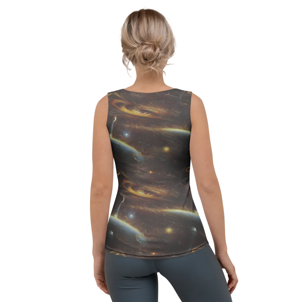 Quantum Illusions on Women's Tank Top — Back