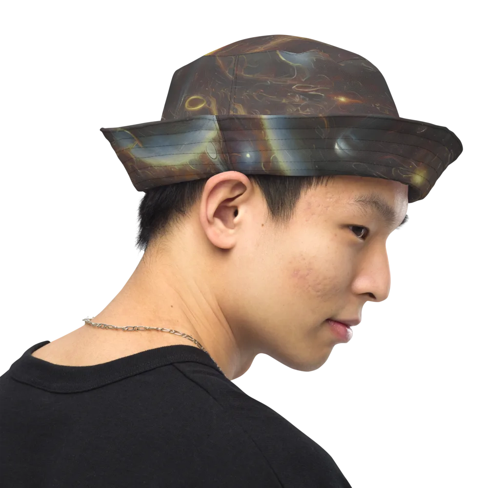 Quantum Illusions on Reversible Bucket Hat — Right Outside