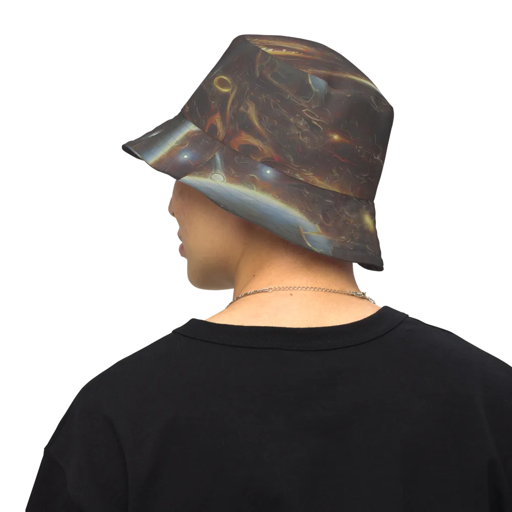 Quantum Illusions on Reversible Bucket Hat — Back Inside