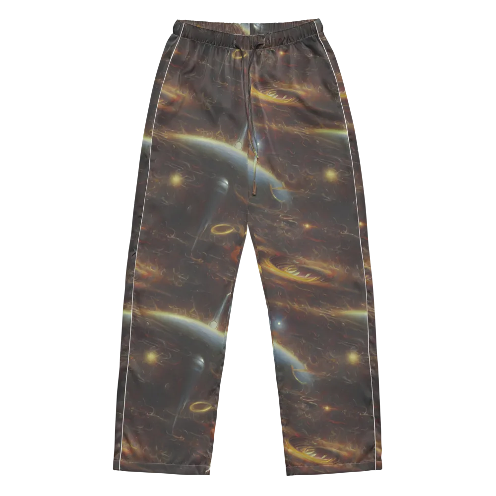 Quantum Illusions on Women's Pajama Pants — Front