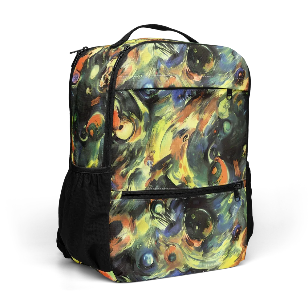 Seve Swirl on Utility Backpack — Right Front
