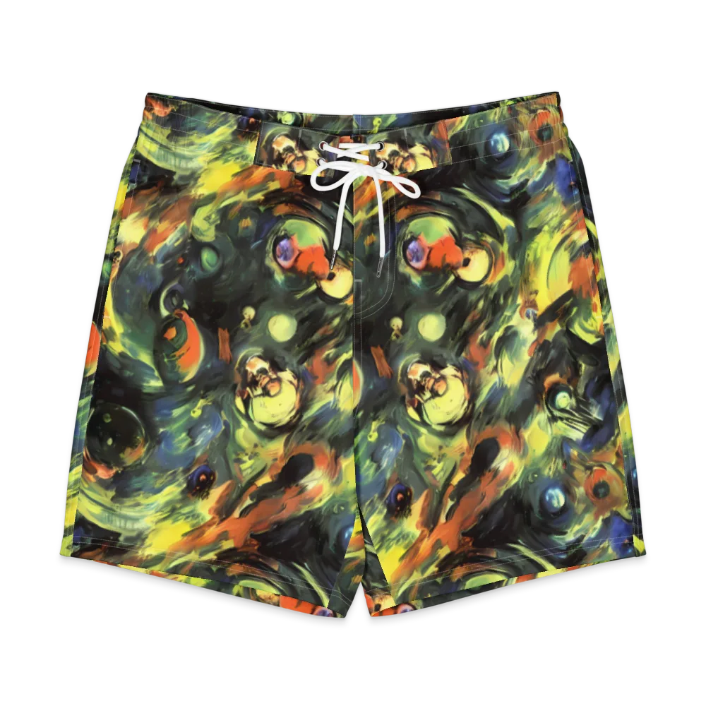 Seve Swirl on Men's Board Shorts — Front