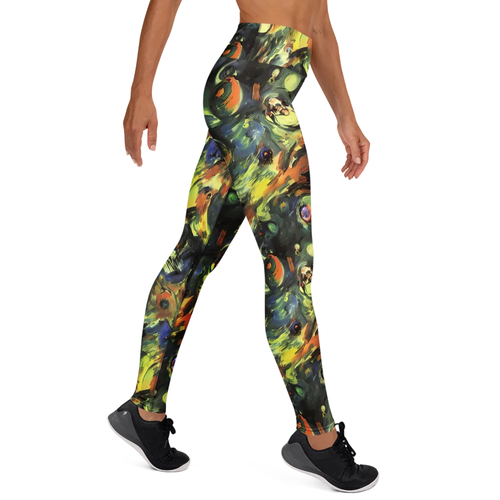 Seve Swirl on Yoga Leggings — Right