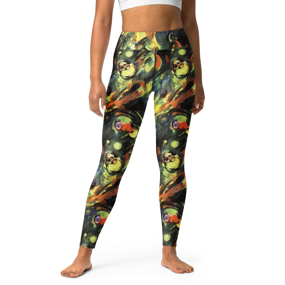 Seve Swirl on Yoga Leggings — Front