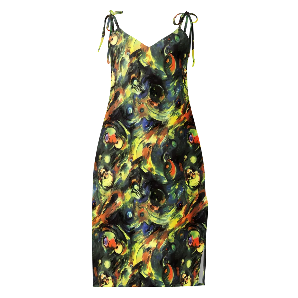 Seve Swirl on Slip Dress — Front