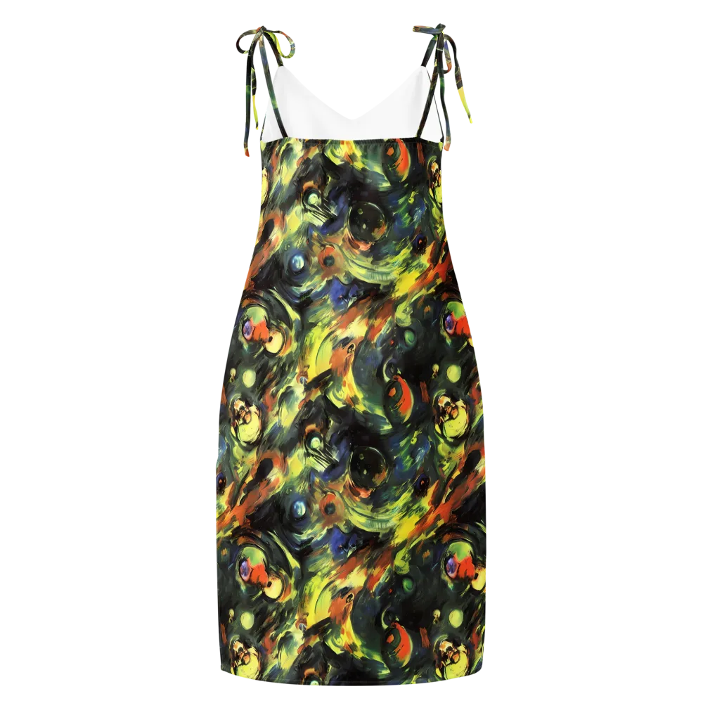 Seve Swirl on Slip Dress — Back