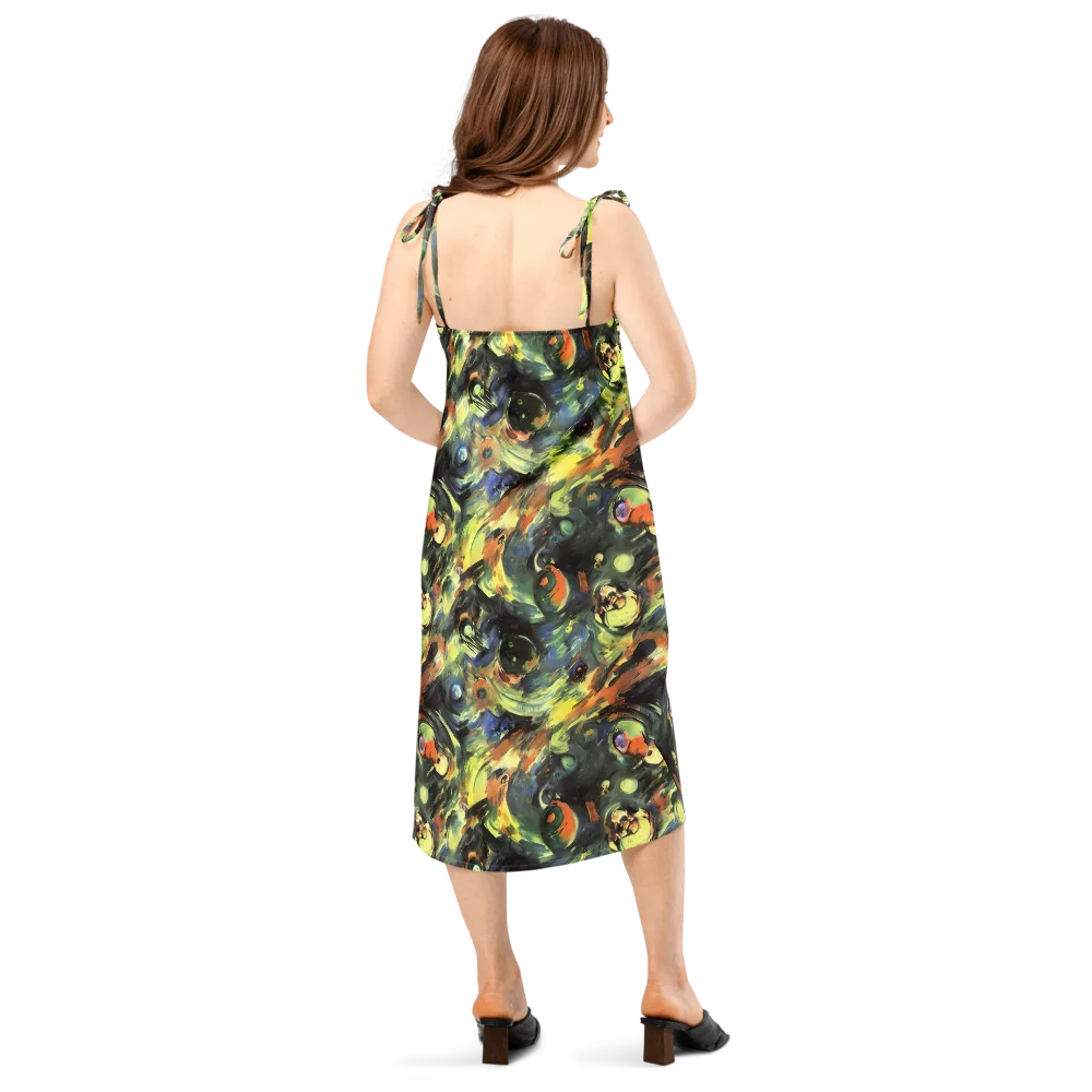 Seve Swirl on Slip Dress — Back