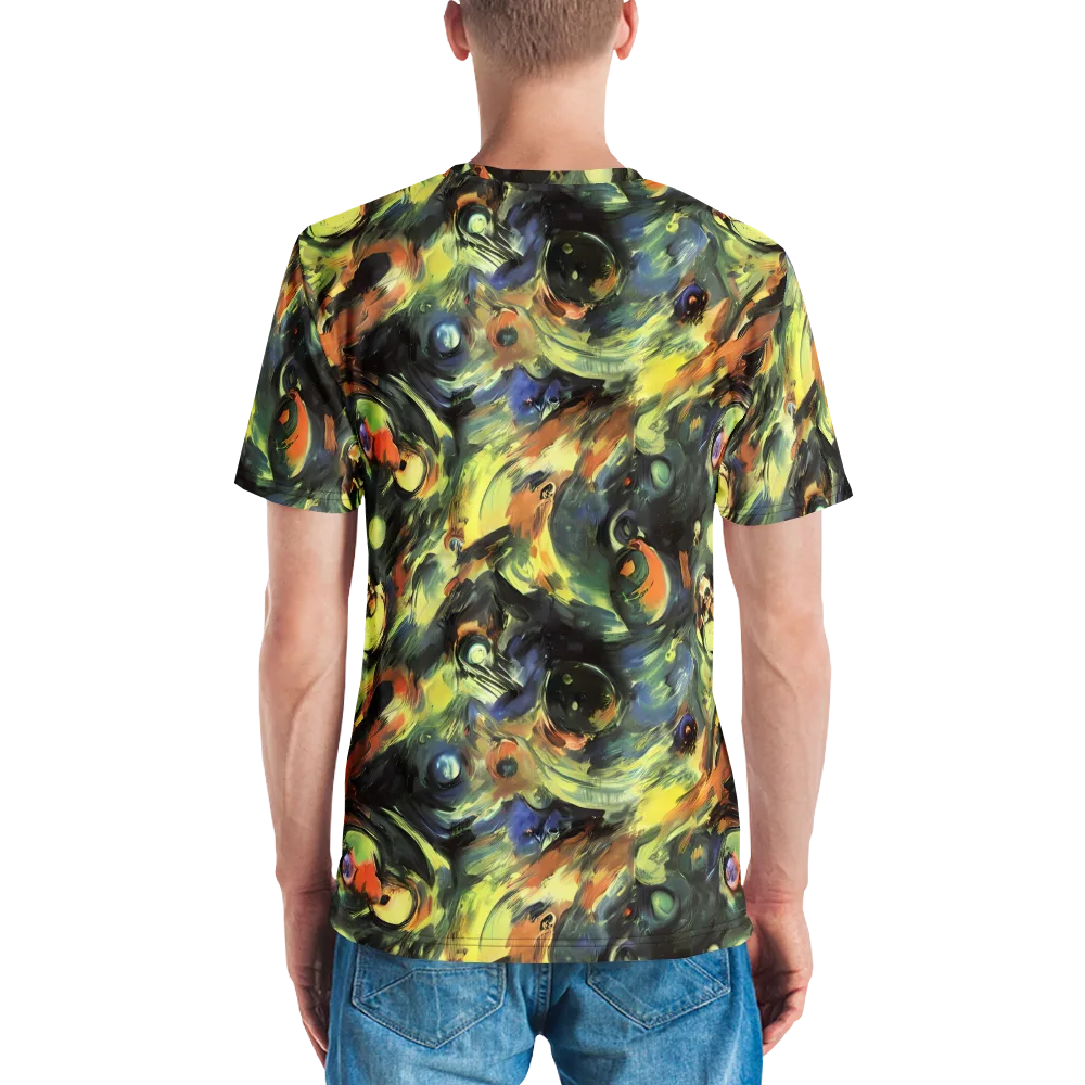 Seve Swirl on Men's Crew Neck T-Shirt — Back