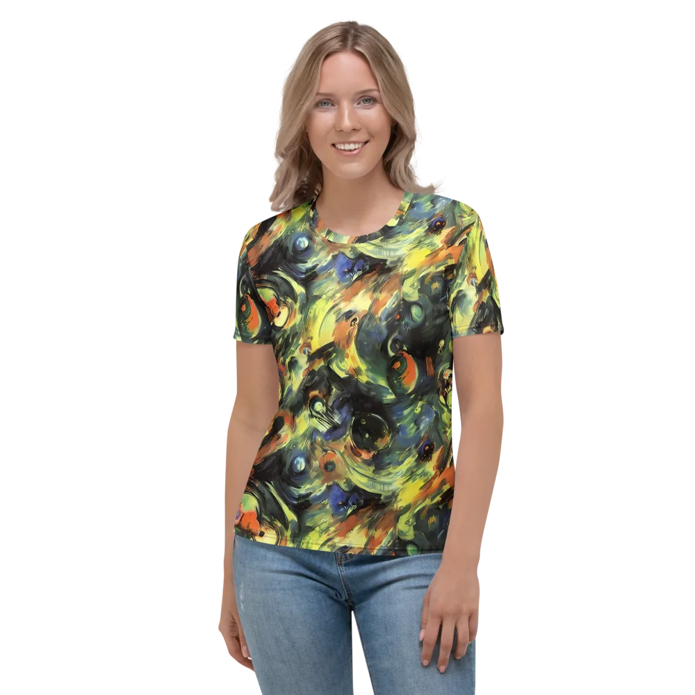 Seve Swirl on Women's Crew Neck T-Shirt — Front