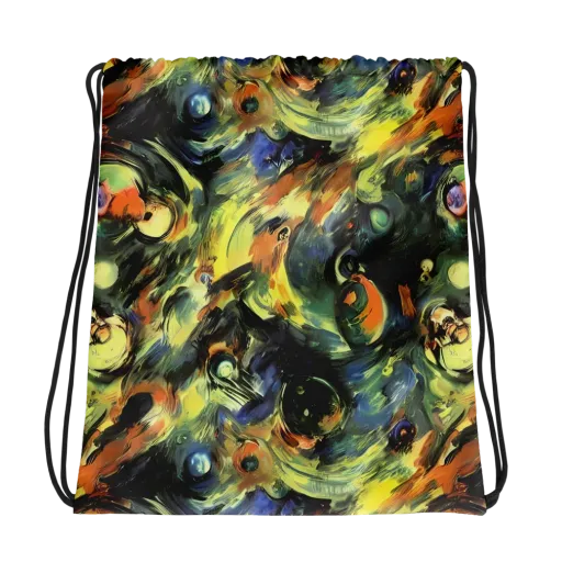 Seve Swirl on a Drawstring Bag