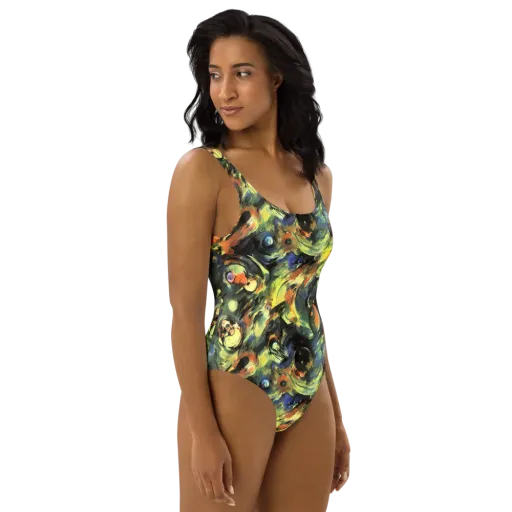 Seve Swirl on a One-Piece Swimsuit