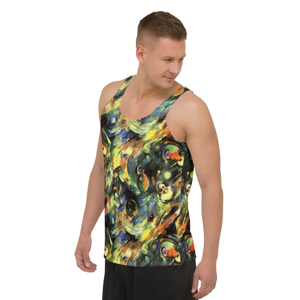 Seve Swirl on Men's Tank Top — Left Front