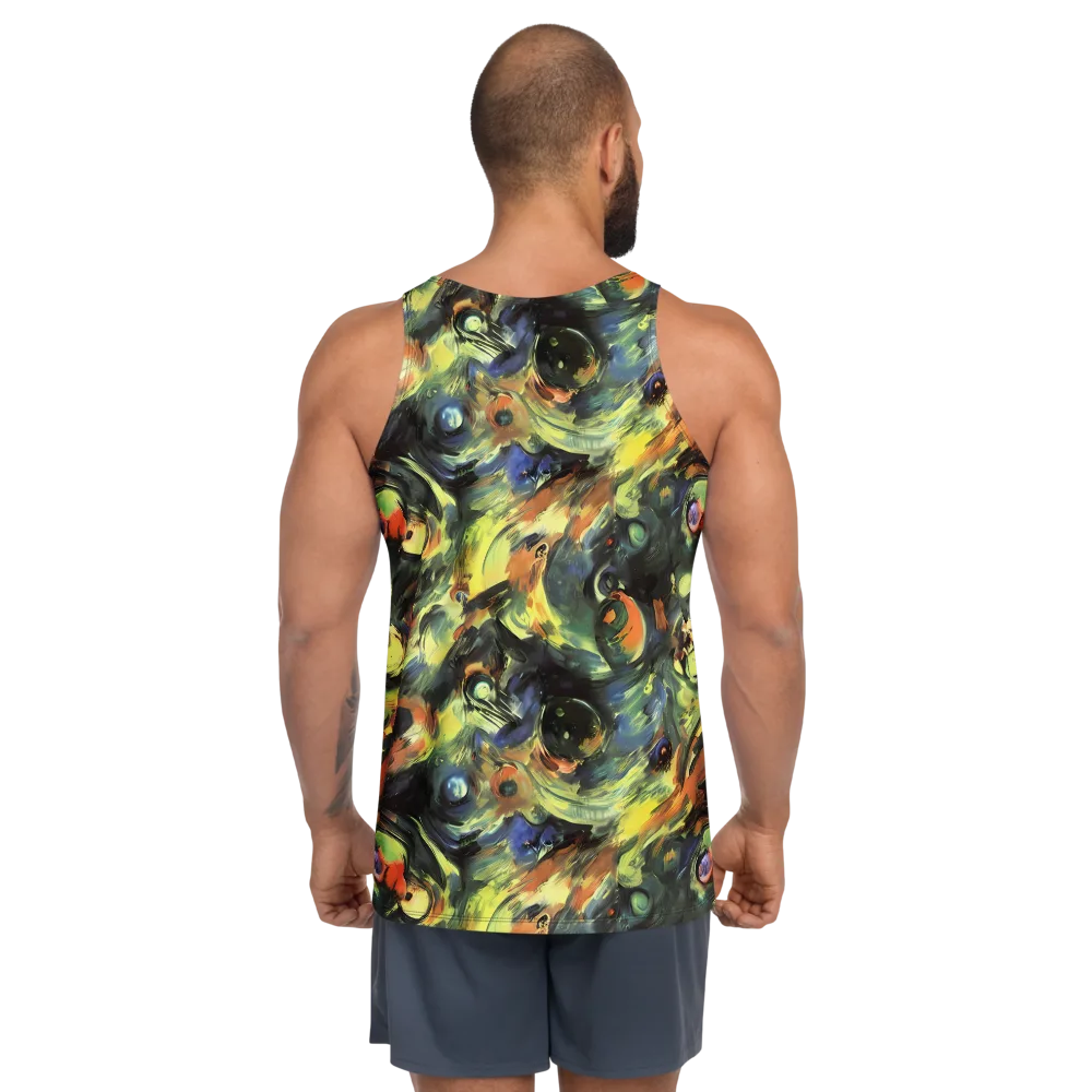 Seve Swirl on Men's Tank Top — Back