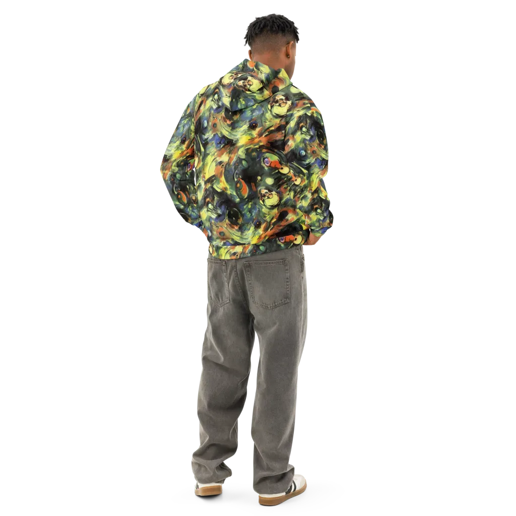 Seve Swirl on Cotton Hoodie — Back