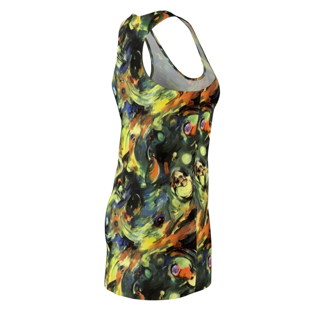 Seve Swirl on Racerback Dress — Back Side